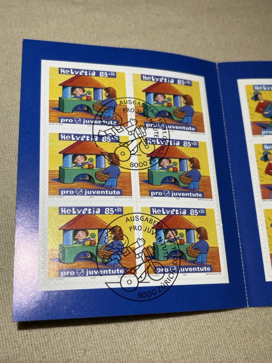 Tutti i francobolli: MH Pro Juventute 2003 ET-Stempel – Usato da Eppstein Vockenhausen venduto da hightech11 1
