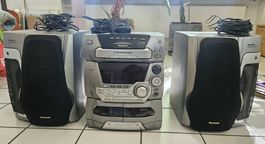 Panasonic SA-AK45 Stereoanlage mit Boxen voll funktionsfähig