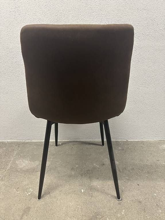 Sedie: Brauner Kunstleder-Stuhl – Usato da St. Gallen venduto da ben_7htc 2
