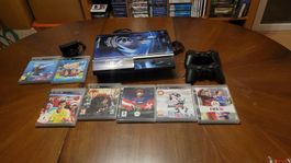 PS3 FAT 40 GB Tottenham Skin /1 Controller + Spiele