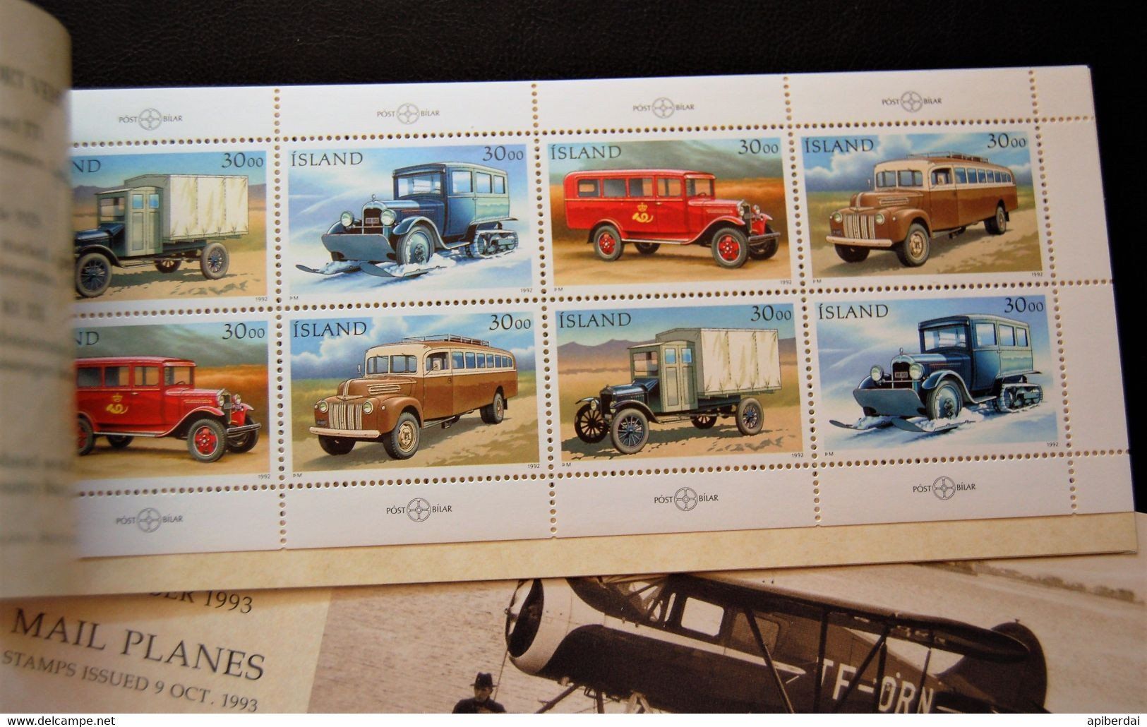 Tutti i francobolli: Islande island - 4 differents booklets MNH ** – Nuovo (secondo la descrizione) da Gland venduto da pas_wxw 1