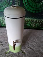 Sehr alter, Vintage Badeofen aus Blech, fürs Puppenhaus