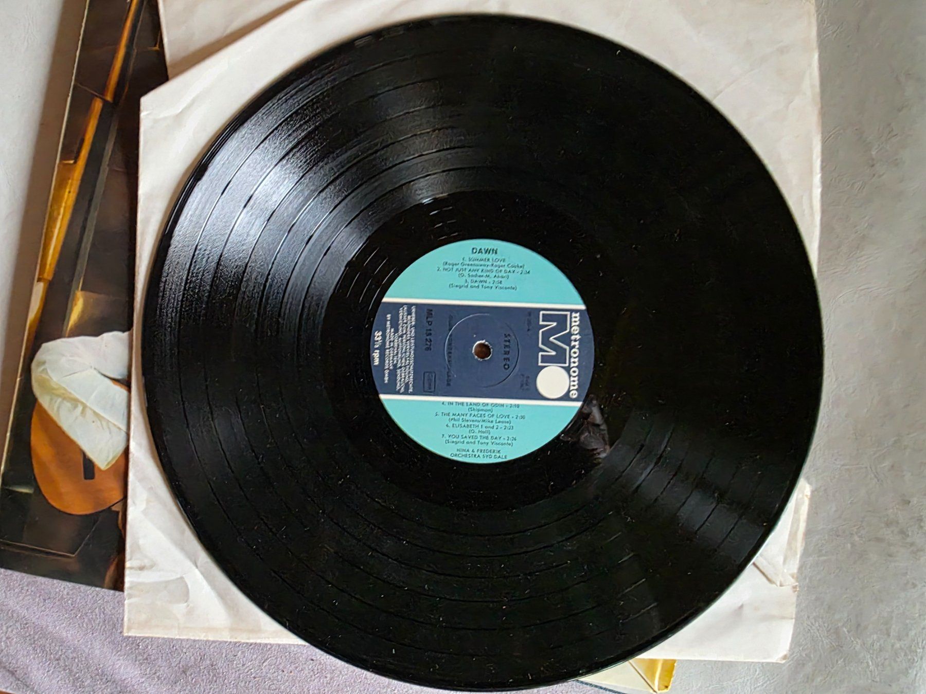 Dischi in vinile: LP - Nina & Frederik - Dawn - Metron 77339 – Usato da Walterswil BE venduto da Lonitti 3