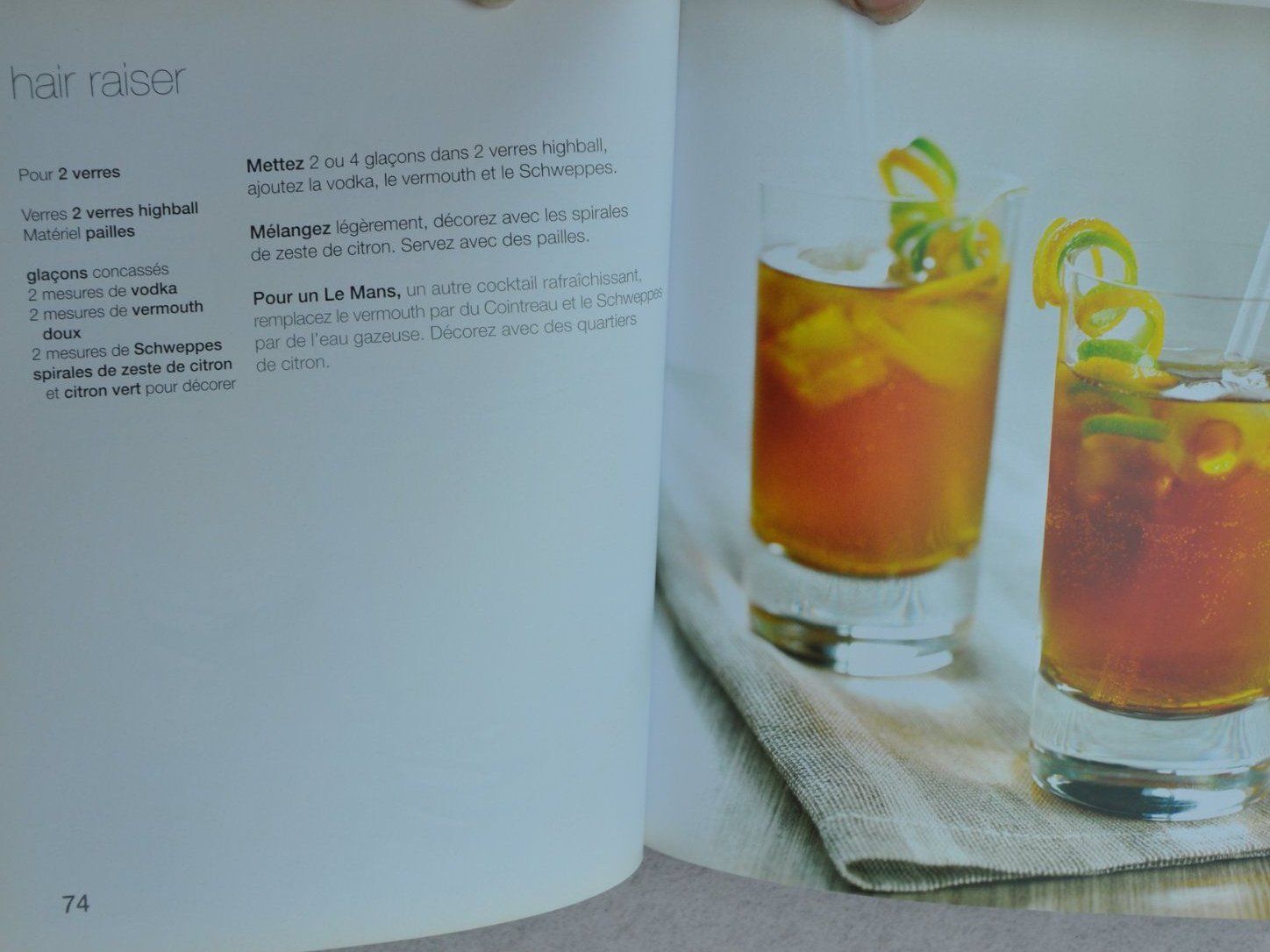 Libri: Cocktails - Glamour & Chic - recettes & variations cuisine – Usato da Fully venduto da Minouchka 3