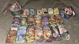 Pokemon Tin Sammlung, verschiedene Motive. ALLES GEÖFFNET!