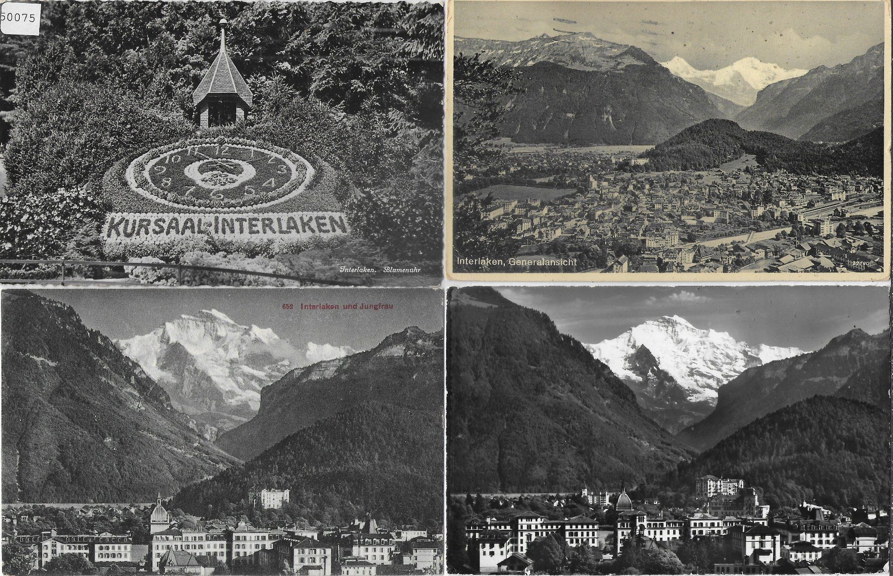 Cartes postales: 4 AK - Interlaken – D'occasion à Ettingen par Kartenplanet