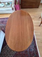 Runder Wohnzimmertisch aus Holz braun gebraucht
