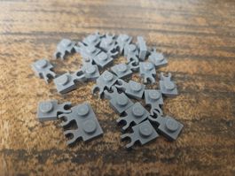 lego 4085b lot de 24 pièces Dark Bluish Gray Plate,