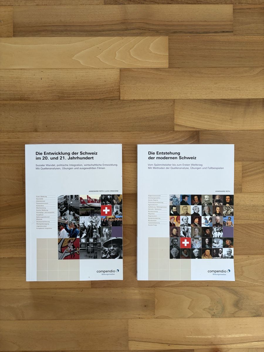 Bücher: Compendio Geschichte der Schweiz Passerelle – Gebraucht aus Schachen LU von Bassman02