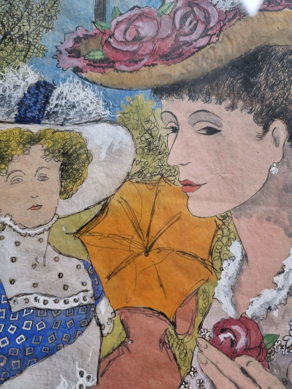 Dipinti: ERHARD KLEPPER ORIGINAL AQUARELL MISCHTECHNIK SIGNIERT – Usato da Gersau venduto da kunst-online 5