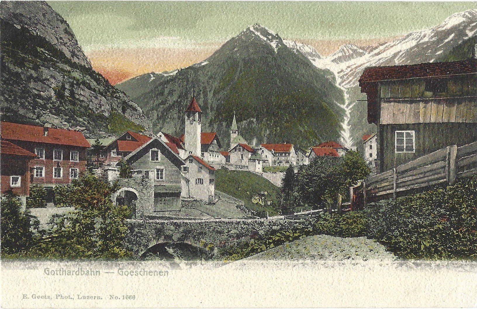 Cartes postales: Gotthardbahn  --  Goeschenen – D'occasion à Bütschwil par Jackson1A