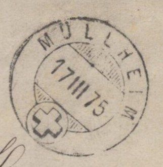 Alle Briefmarken: MÜLLHEIM  17.III.75   Tübelibrief – Gebraucht aus Aarau von kufi44 1