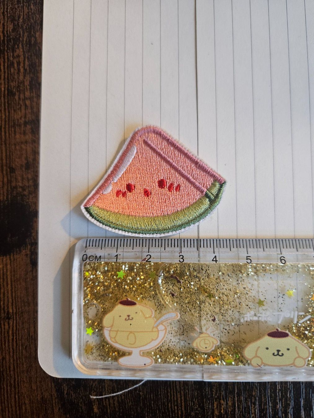 Patches: Aufnäher Patch Stück Wassermelone – Gebraucht aus Luzern von Lucan_Valerius