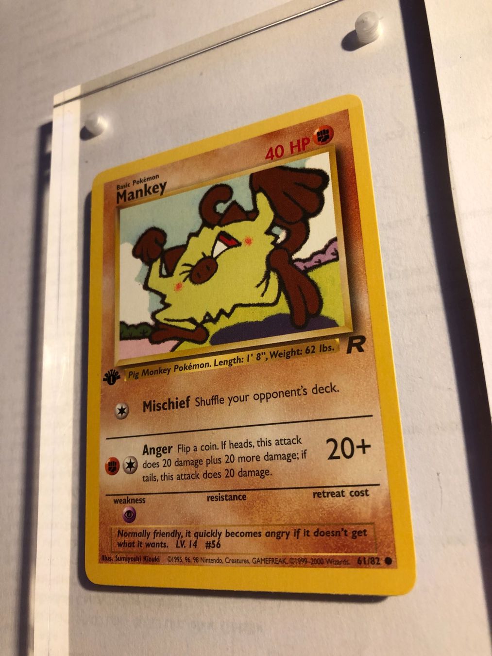 Carte collezionabili: Mankey 1st Team Rocket - MINT - ab 1.- – Usato da Giubiasco venduto da dan_pr8b 2