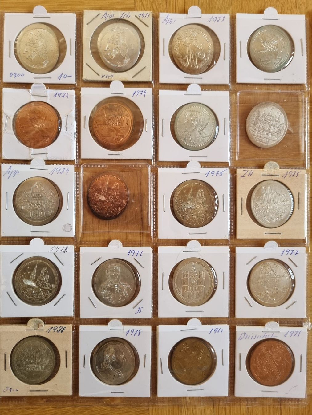 Medaglie: Sammlung Fässler Medaillen - 40 Stk - toller Posten, Silber – Usato da Mels venduto da Goldenfalcon 2