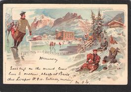 ^Gruss aus Grindelwald , gel. 1899