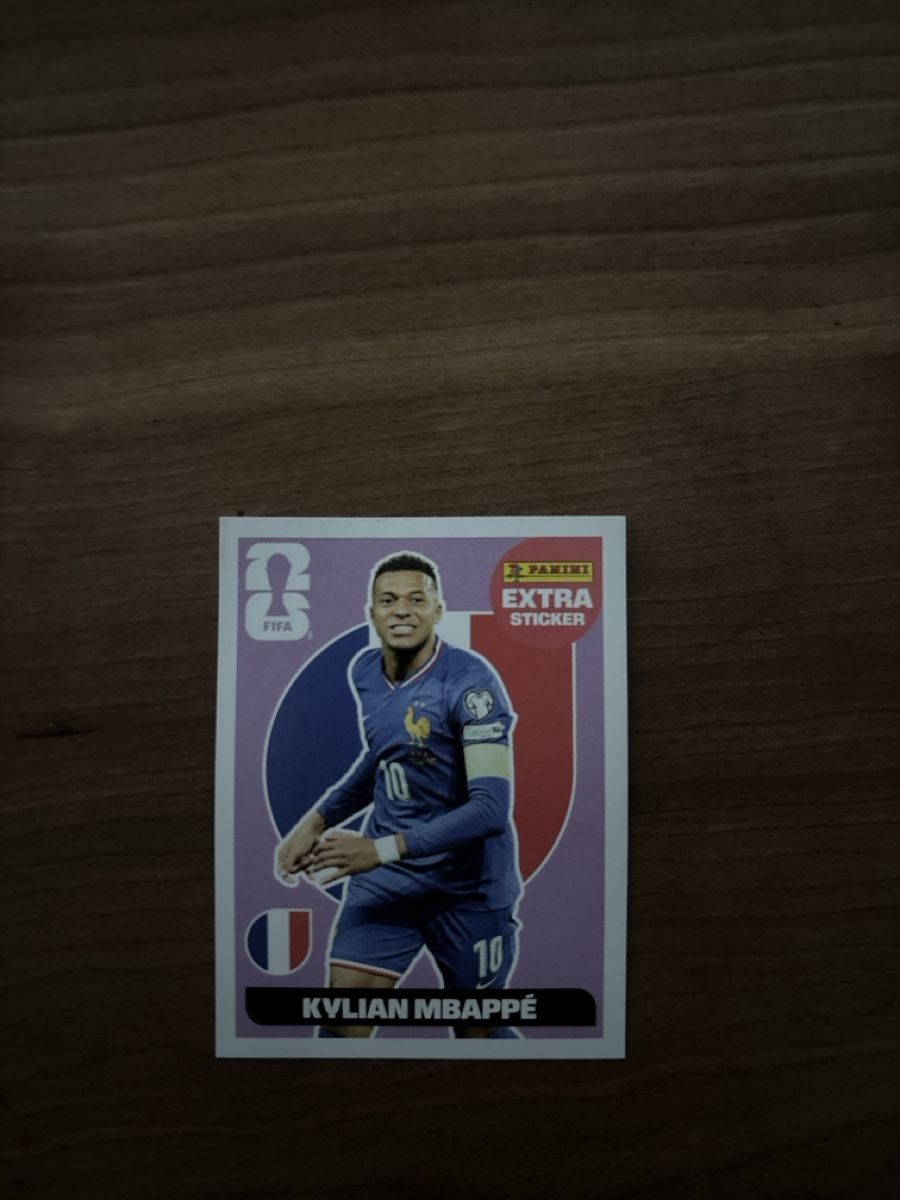 Panini Carte collezionabili: Kylian Mbappe Panini Extra Sticker – Nuovo (secondo la descrizione) da Therwil venduto da dav_72bg