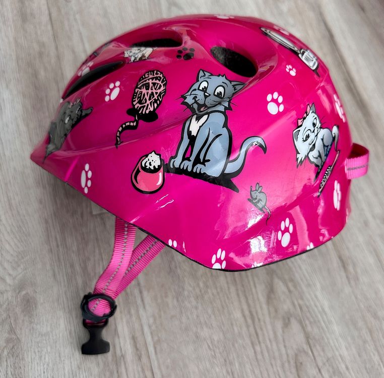Trolls Mädchen Fahrradhelm Rosa – Verstellbar 52-56 Cm, EN1078 Geprüft, Disney Lizenz