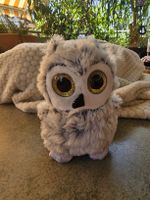 Peluche hibou grands yeux brillants Bibi Choc