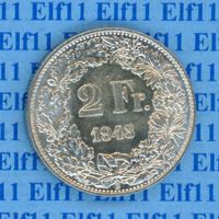 CHF___2.00 1943 unz 2 Franken