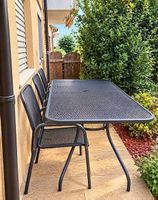 Tables de jardin et 6 chaises 
