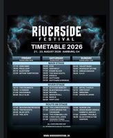 2x 3 Tagespässe fürs Riverside Festival in Aarburg 2026