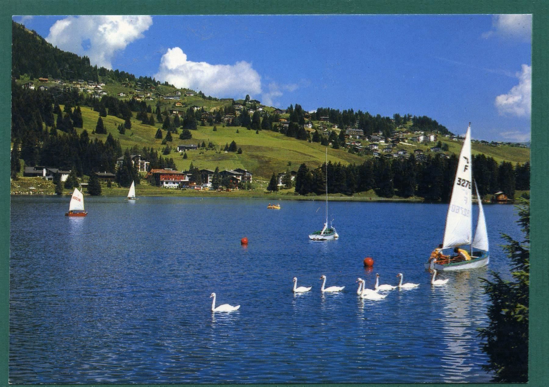 Cartes postales: Valbella-Lenzerheide mit Heidsee, ungelaufen, Grossformat – D'occasion à Sargans par Hausi1951