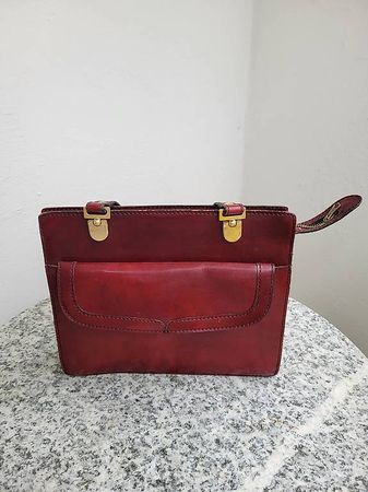 Vintage Lederhandtasche