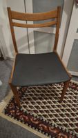 1 Mid Century Teak Stuhl 