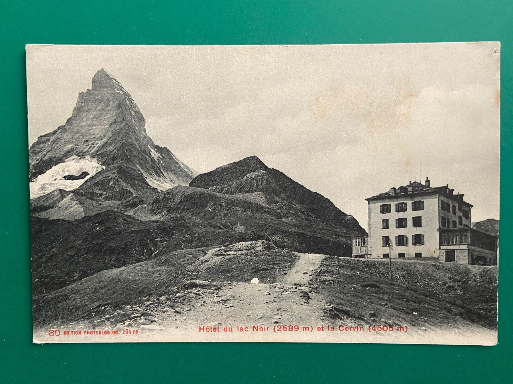 Cartoline postali: Hotel Schwarzsee - Zermatt – Usato da Steg VS venduto da _vinci_