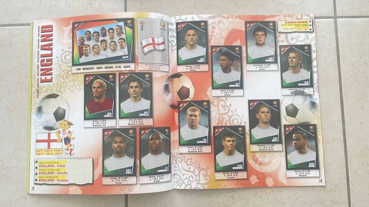 Panini Album: Panini Album Druckversion Euro 2004 – Nuovo (secondo la descrizione) da Binningen venduto da Flagello 2