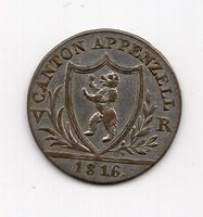 (1094) AR, Appenzell, Batz, 1916, top stgl