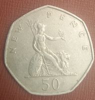 50 New Pence 1969