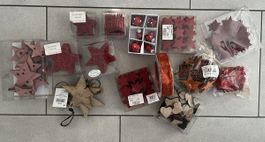 Weihnachtsdeko Sterne rot neu