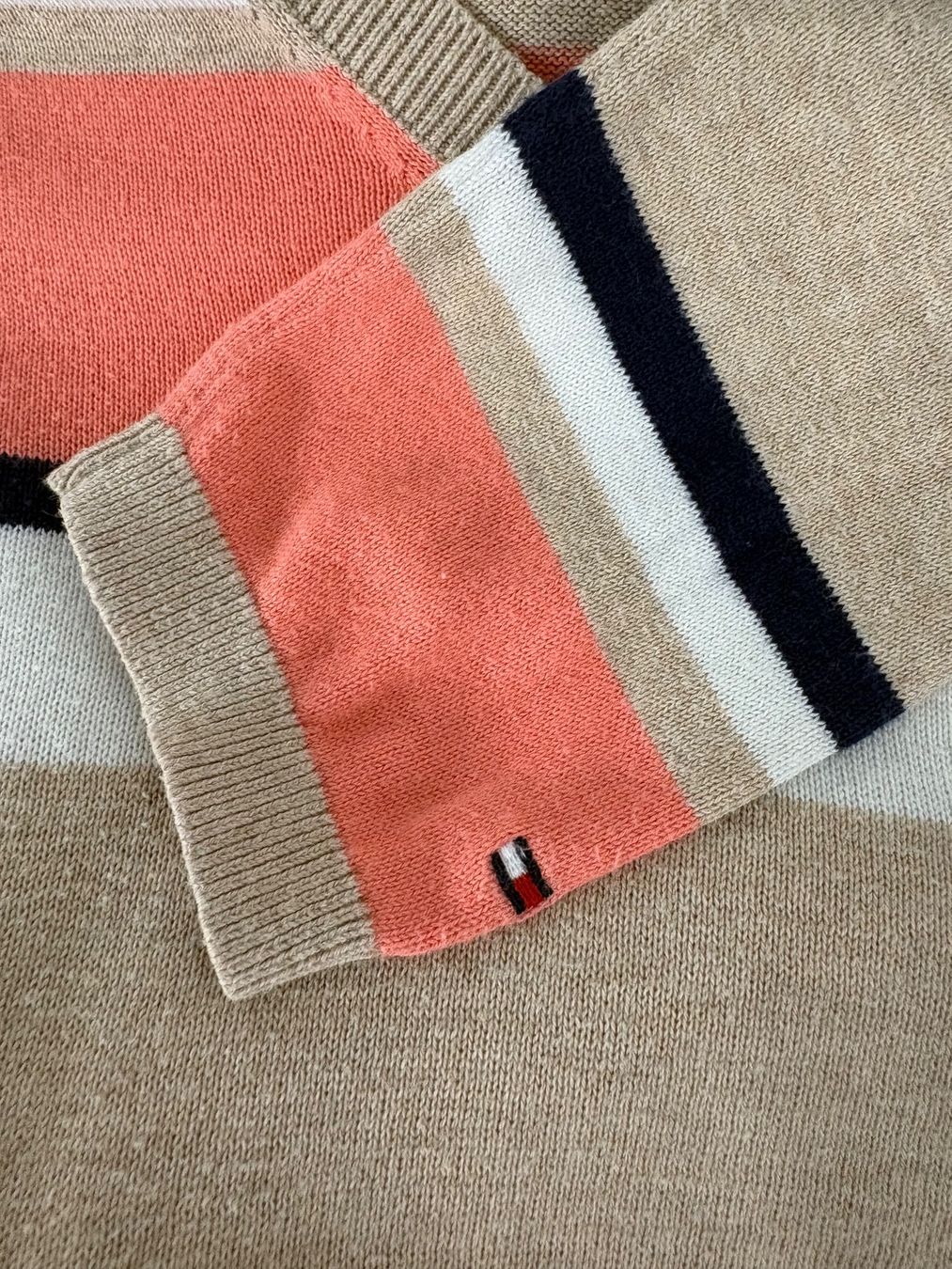 Tommy Hilfiger Pullover & Sweatshirts: Tommy Hilfiger Pullover gestreift Gr. XS beige Baumwolle – Gebraucht aus Regensdorf von secondchancefashion 4