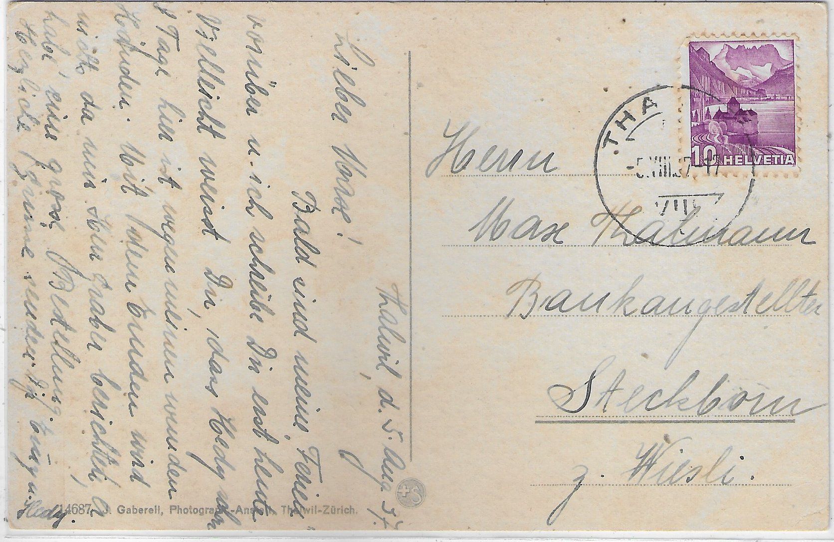 Cartoline postali: Schweiz. Fahnenschwinger – Usato da Ettingen venduto da Kartenplanet 1
