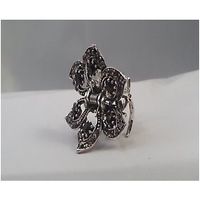 Strass Haarklammer Metall, Schmetterling