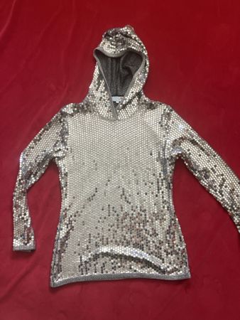 Pullover mit Pailetten CAROLL PARIS Grösse 2 neuwertig