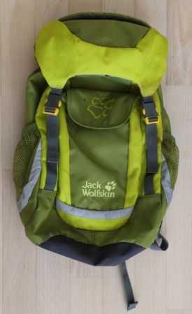 Kinderrucksack Jack Wolfskin grün