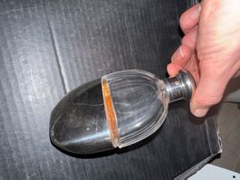 Flacon ancien Crystal et argent