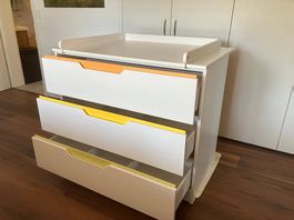 Geuther fresh - Wickelkommode und Kleiderschrank Baby/Kind