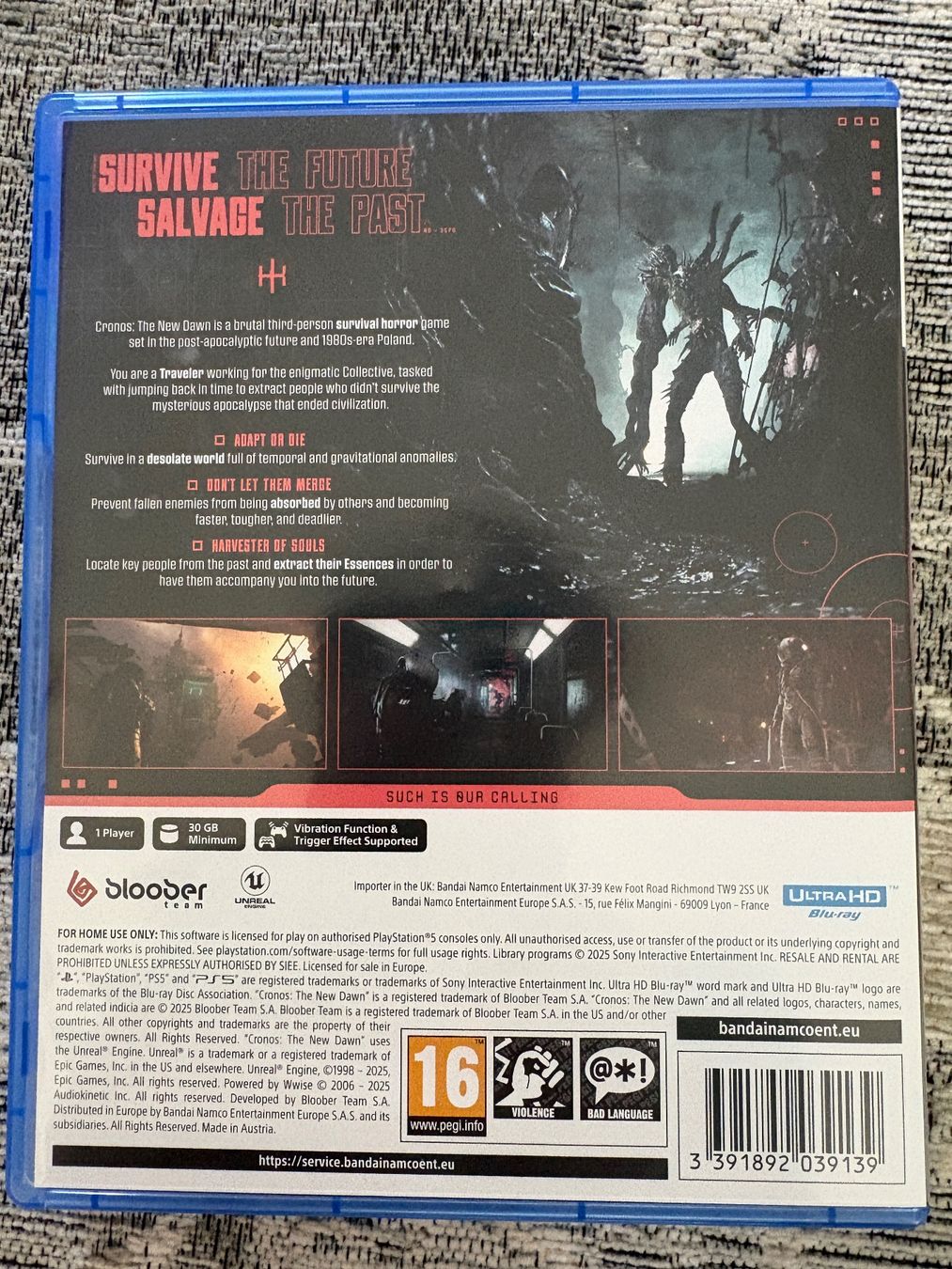 Sony Spiele: Cronos The New Dawn ps5 – Gebraucht aus Derendingen von Waldemar1405 1