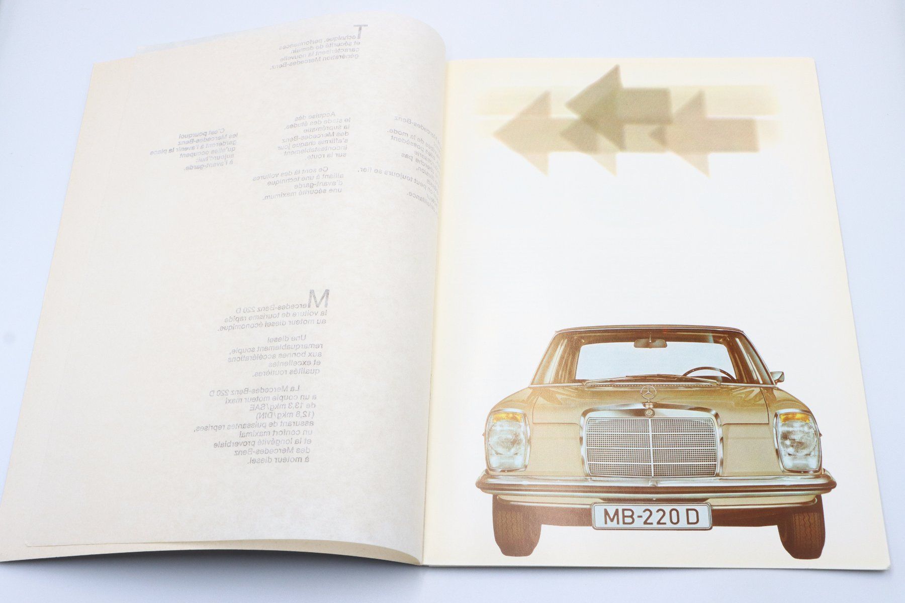 Mercedes-Benz Documenti: Mercedes 220D 1967 Prospekt – Usato da Bühl b.Aarberg venduto da Collectorpassions 2