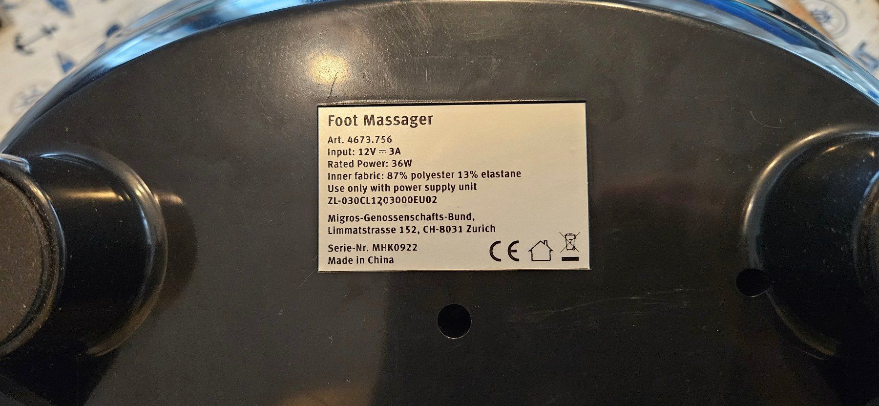 Dispositivi per massaggi: Fuss Massage Gerät – Usato da Horgen venduto da ajstyle 2