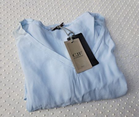 CJF Fashion Bluse Hellblau, Gr. 38, Neu mit Etikett!