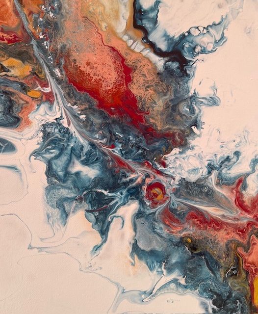 Gemälde: "Elementare Eruption" – Neu und originalverpackt aus Buttwil von marsmen 1