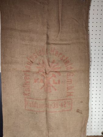 Wunderschöner alter Jutesack Nr 10