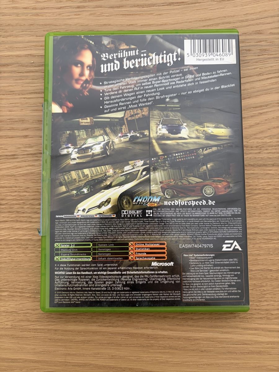 Microsoft Spiele: Need for Speed: Most Wanted - Xbox Original – Gebraucht aus Pully von FunkyGames 1