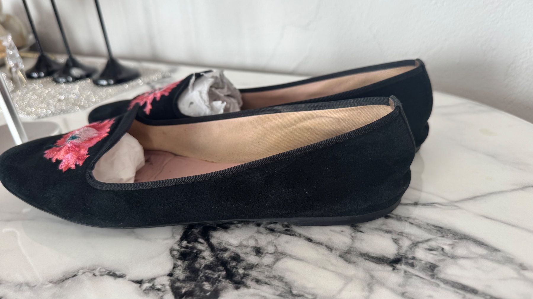 Scarpe da donna: Velour Ballerinas, 45 – Usato da Altendorf venduto da Ro