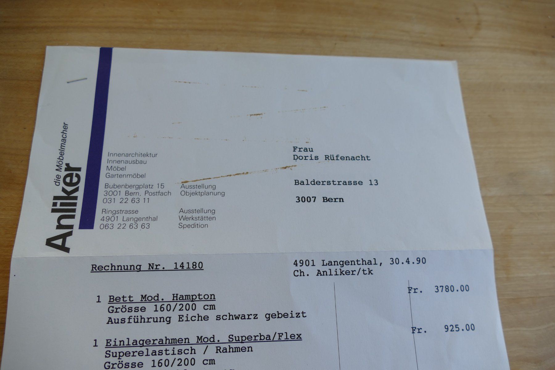 Letti: Designer Bettgestell – Usato da Bern venduto da Projekt55 3